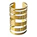 Lux Accessories Wide Cutout Geo Arm Cuff