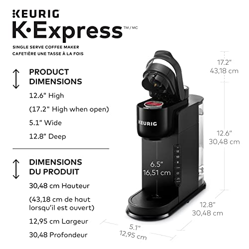 Keurig K-Express Single Serve K-Cup Pod Coffee Maker, Black, With A Removable Reservoir And Strong Button Function by Keurig - Image 5