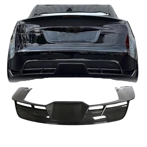 Diffuseur arrière carbone Tesla Model S Plaid rigide et ultra léger - 2