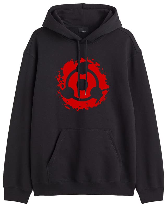 Buy THE DUFFERS Men & Women Cotton Anime Hoodie Wheel Eye Manga Hooded