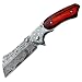 KCCEDGE BEST CUTLERY SOURCE EDC Pocket Knife Camping Accessories Razor Sharp Edge Cleaver Blade Folding Knife Camping Gear Survival Kit 57598 (Wood)