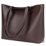 MEEGIRL Schlichte Damen-Handtasche aus PU-Leder, Arbeit, Schule, Einkaufstasche...