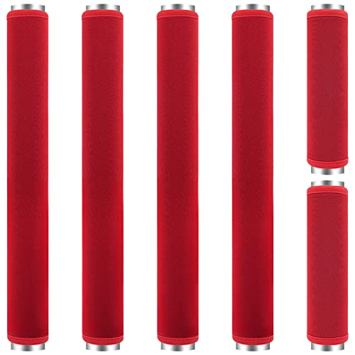 6Pcs Refrigerator Door Handle Cover Washable Kitchen Appliance Decor Handles Fridge Oven Microwave Dishwasher Antiskid Protector, Keep Off Fingerprints Food Stains (Cyan)