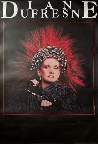 Diane Dufresne 80X100Cm Affiche Poster de collection musicale