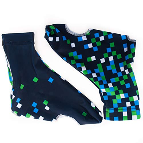 Cubrebotas Ciclismo Azul Verdes XL miniatura 6