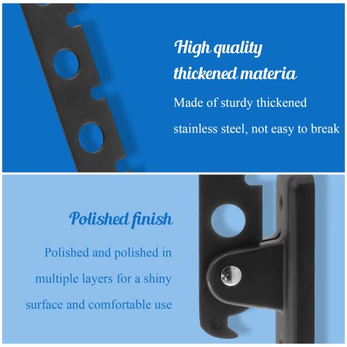 Lanzeuta 2 Pack Laundry Hanger Dryer Rack, Black Wall Mounted Clothes Rack, Folding Hangers Clothes Hanger Rack, Stainless Steel Wall Rack For Clothes #TOP3