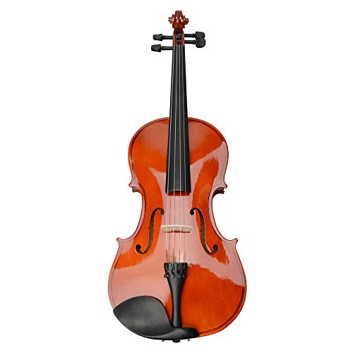Back to School Basswood Acoustic Viola + Case + Bow + Rosin Xmas (15', Natural)