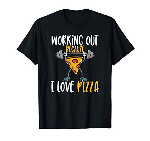 Pizza Lover Fitness Funny Gym Food Lover Quote Camiseta