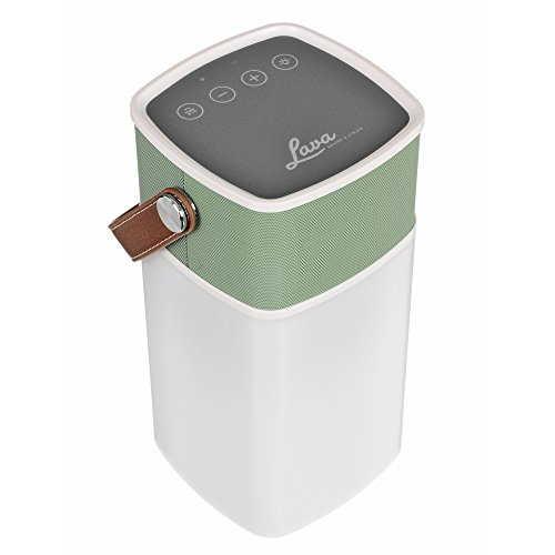 Lava BrightSounds 2 Portable Bluetooth Speaker with Dimmer Controlled Lantern, Powerbank for Phone/Tablet Charging - Green
