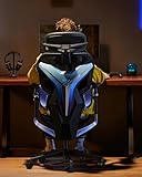 AutoFull G7 Ergonomischer Büro-Stuhl, Gaming-Stuhl, Atmungsaktives Mesh, Wraparound-Lendenstütze, 140° Zero-Gravity mit Fußstütze, 4D Armlehnen & Kopfstütze, Max. 150 kg