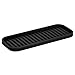 iDesign Silicone Kitchen Sink Tray for Countertops - Black