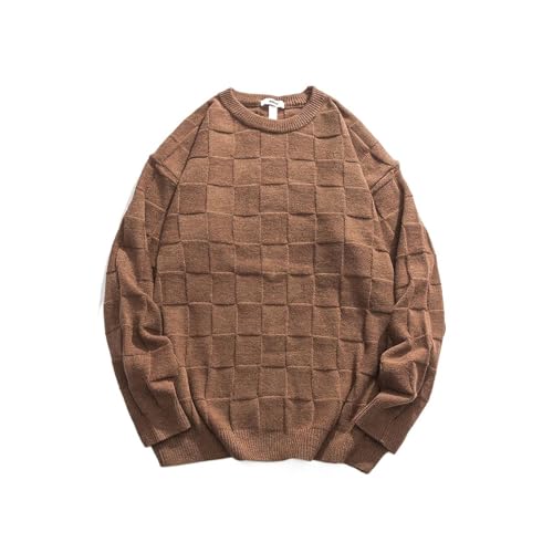 Autumn and Winter Japanese Style Retro Men's Casual Loose Round Neck Pullover Sweater