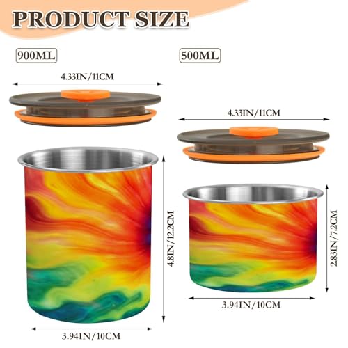 Contenedor hermético para café acero inoxidable 500 ml miniatura 2