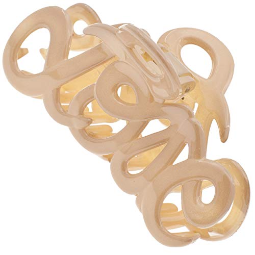 Camila Paris Cp3046 French Hair Clip For Women, 3.25 Inch Girls Hair Claw Clips Jaw Ivory Cellulose, Fashion Durable And Styling Hair Accessories For Women, Strong Hold No Slip Grip, Made In France #TOP28