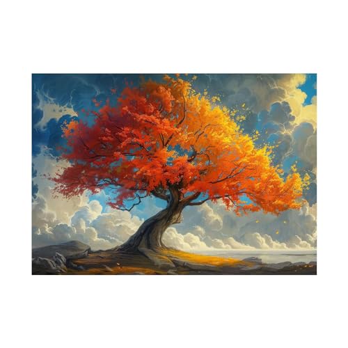 Tableau decoration murale salon moderne pour creer une ambiance paysage abstrait chaleureuse