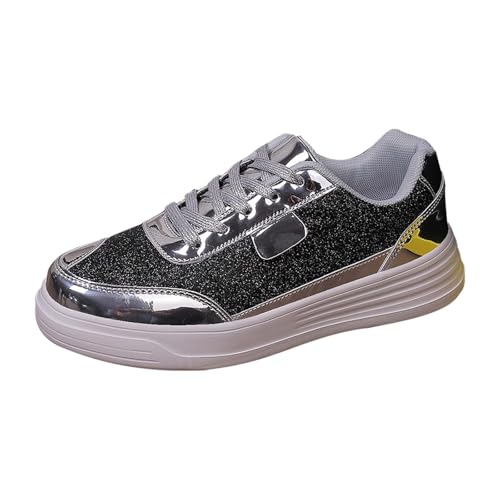 Chaussures de marche plates pour femme en maille respirante noire taille 36
