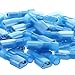 AIRIC 100pcs Blue 16-14 Gauge Nylon Fully Insulated Female Spade Connector Quick Disconnect Wire Spade Crimp Terminal