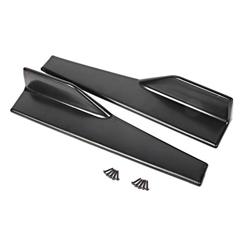 La Mejor Recopilación de Faldones para capazos . 45 Faldón lateral universal de 2 piezas, balancín con textura de fibra de carbono, difusores de aletas, faldón lateral del coche, divisores de balancines, aletas laterales para...