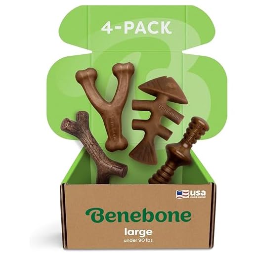 Benebone Durable Dog Toys 4-Pack