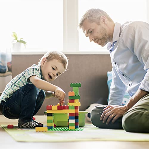 shineFinder Large Building Blocks Compatible with Duplo Building Blocks, Large Building Blocks Set, Building Blocks for Toddlers from 3 Years with Stone Box, Set for Creative Play, Educational Toy