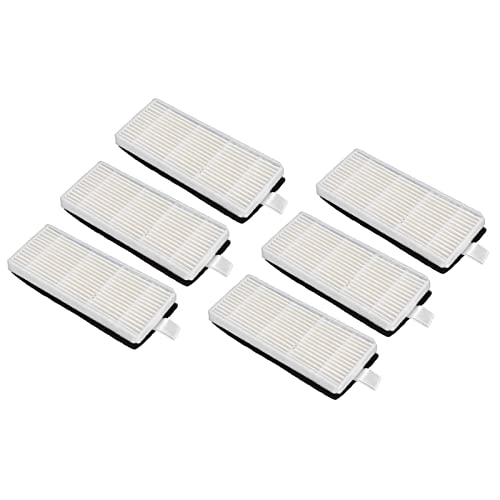 EIMSOAH Sostituzione Filtro Aspirapolvere 6 Pezzi/set Kit Schermo Filtro ABS Facile da Usare per Elemento Filtrante per Spazzatrice Lydsto R1 Adatto per Camera da Letto, Soggiorno, Ufficio Leggero 44g