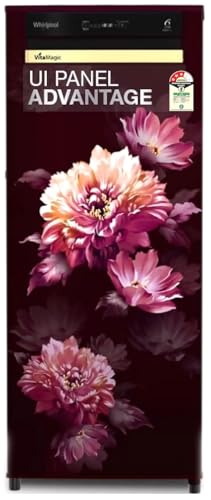 Image of Whirlpool 192 L 3 Star Vitamagic PRO Direct-Cool Single Door Refrigerator (215 VMPRO PRM 3S WINE DAFNE-Z,Red, Auto Defrost Technology)