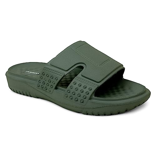 Image of Hygear Men's Garcia EVA Slides | Ultra Soft Cushion | Lightweight | Waterproof | Stylish |Anti-Skid | Comfortable Everyday Slides for Men