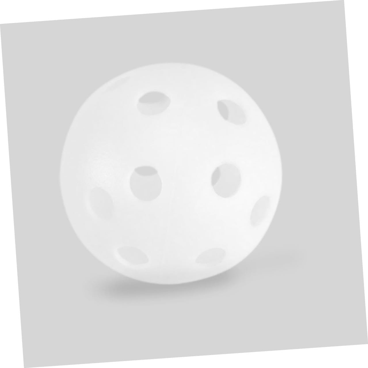 100pcs Plastic Practice Golf Balls for Indoor Training Hollow Golf Training Balls White Lightweight Playground Practice