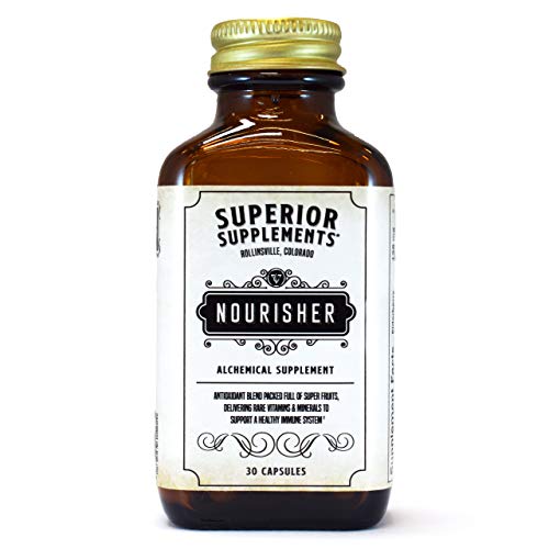 Crazy Clearance Superior Supplements Nourisher Powerful Natural Antioxidant Pills - 30 Super Vitamin Vegan Capsules - Advanced Anti Oxidant Acai Berry Complex - Immunity Support, Improved Health, Organic Energy