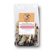 Spyrus Lamm Ohren ohne Fell Hunde Snack,Naturprodukt für Hunde,Ideal für Zahnreinigung, Kausnack, Reich an Vitaminen & Mineralien|Snack für zwischendurch(250g)