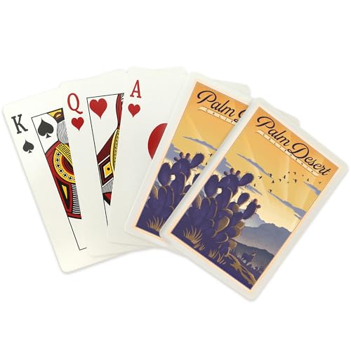 Lantern Press Baraja Poker Palm Desert California miniatura 2