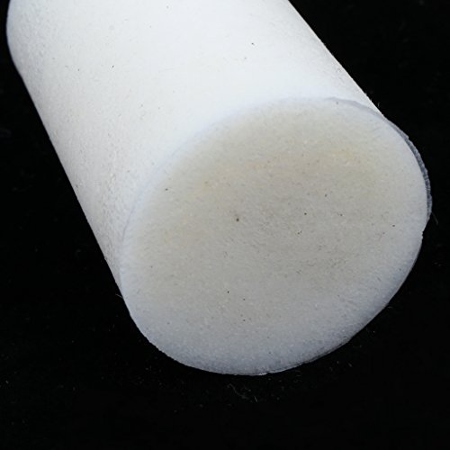 Almencla — Plugue de silicone sólido para laboratório, tampões de tubo de teste afunilado, branco, 5