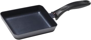 Swiss Diamond Japanese Omelet Pan Tamagoyaki 5"x7" HD Nonstick Induction Diamond Coated Aluminum Dishwasher & Oven Safe Grey