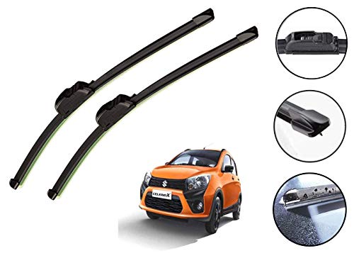Image of Auto Hub Car Wiper Blades Compatibility With Maruti Suzukii CelerioX - Set of 2 Pcs (D-21,P-14)
