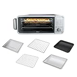 Ninja FT405CO 10-in-1 Digital Air Fry Oven with Extra Large Capacity, Flip Up and Away, Stainless Steel Body, and Temperature Control (Renewed)