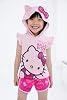 Hello Kitty Conjunto de Top de Cosplay con Capucha y Shorts de Felpa Francesa para Niñas, Toddlers a Niñas Grandes (2T - 14-16) 4