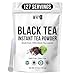 WHYZ Instant Black Tea Powder, 4.5 oz, Unsweetened Iced Tea Concentrate from Real Black Tea Leaves, Instant Powder for Hot & Cold Drinks, Powdered & Unsweet Tea 127 Servings