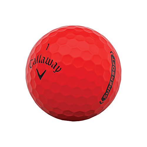 Callaway Golf Supersoft Golf Balls (2021 Version, Red) #TOP3