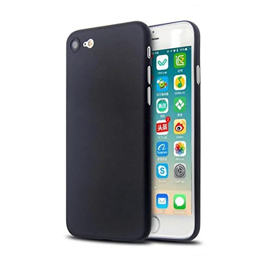 Mattsvart skal till iPhone 7-0,3mm