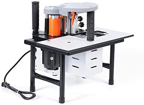 Ethedeal 110V Multi-function Woodworking Edge Banding Machine Portable Edge Bander - Desktop Wood Board Edge Glue Banding Machine Self-adhesive Flexible Bander