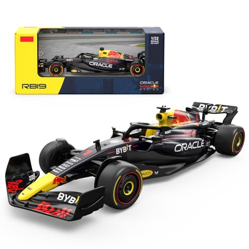 132 redbull f1 rb19 metal diecast cars with free wheels formula 1 racing model car ideal slot cars collectibles gifts for formula one fans blue