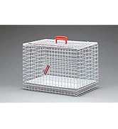 MDC Cat Carrying Basket, White, top opening with durable handle