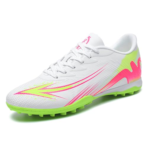 Image of Soccer Cleats for Mens Womens High Tops Lace Up Unisex Football Shoes Indoor Turf Soccer Shoes AG FG TF for Beginners to Advanced Players