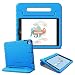Fintie Case for iPad 7th Gen 10.2" 2019 / iPad Air 10.5" (3rd Gen) 2019 / iPad Pro 10.5" 2017, Kiddie Series Light Weight Shock Proof Convertible Handle Stand Cover Kids Friendly - Blue