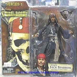 Capt Jack Sparrow - Pirates of the Caribbean - La maldición de la perla negra - Serie 1
