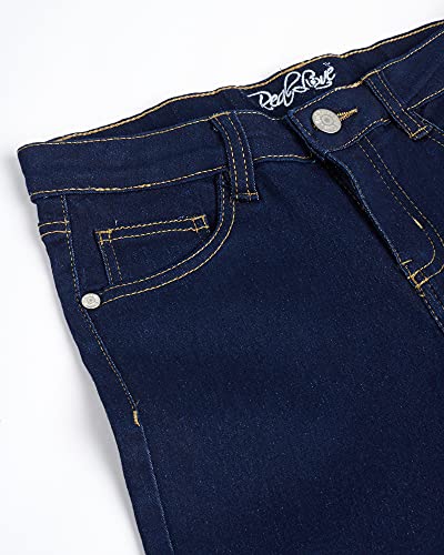 Real Love Girls’ 5 Pocket Vintage Denim Skinny Jeans with Super Stretch Fabric3