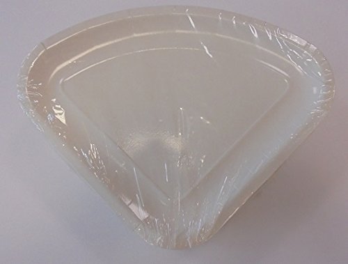 SDG PZ 100 Piatto Triangolare TRANCIO Pizza in CARTONCINO da ASPORTO Vassoio in Carta per Alimenti Paper CABARE' 1/4