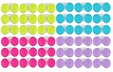 KISEER 36 Pack Colorful Cute Contact Lens Case Bulk Box Holder Container Soak Storage Kit (4 Color)