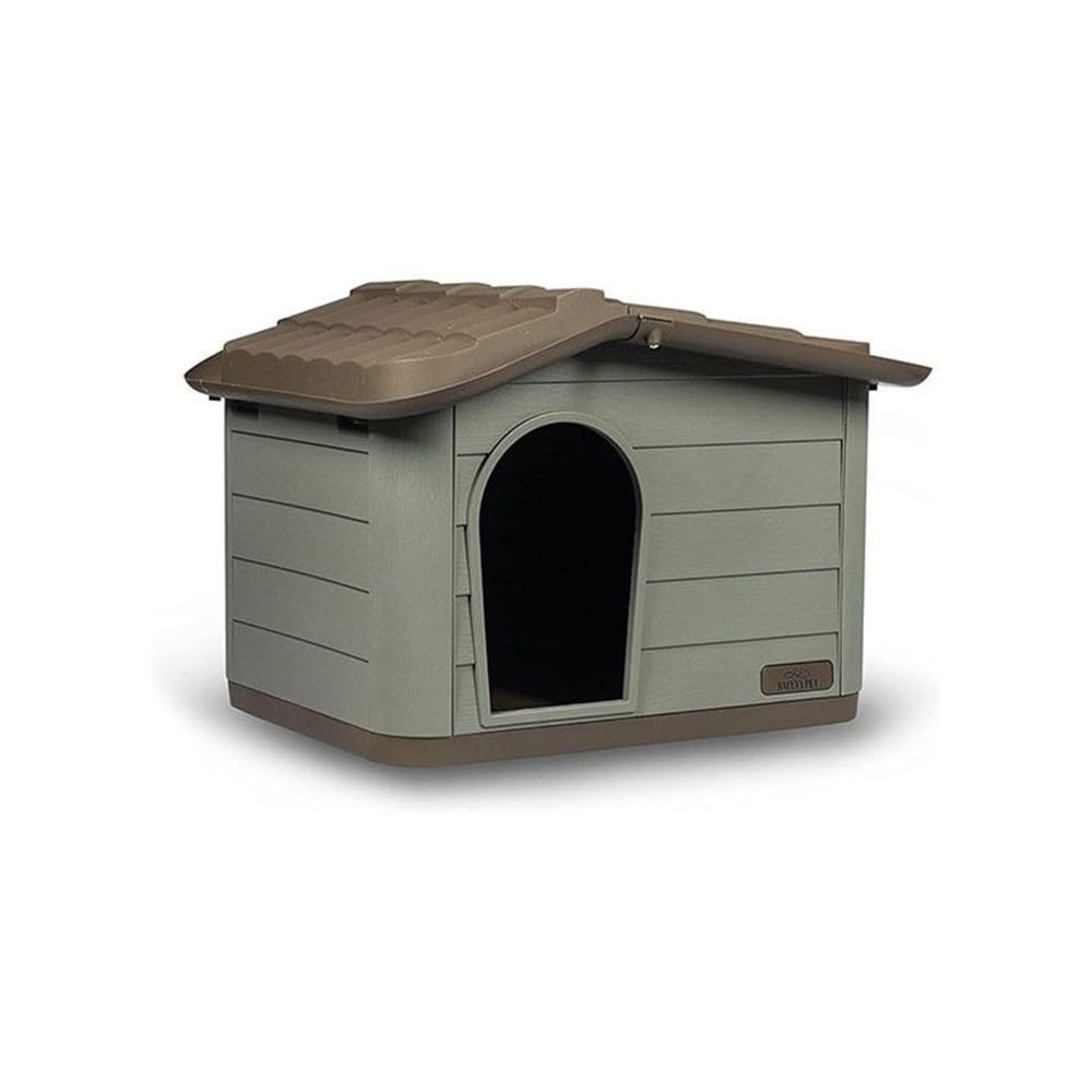 Safety Pet Villa Princess, Cuccia Smontabile per Cani Gatti, Cuccia in Materiali Riciclati, Tetto Asportabile, Dimensioni 60x41x51h