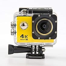 Kumiy 16 Megapixel 4K Ultra High Definition 4x Zoom 170 Degree Super Wide Angle Waterproof Anti-shake Glass Lens HD Motion Camera yellow Kumiy 16 Megapixel 4K Ultra High Definition 4x Zoom 170 Degree Super Wide Angle Waterproof Anti-shake Glass Lens HD Motion Camera yellow